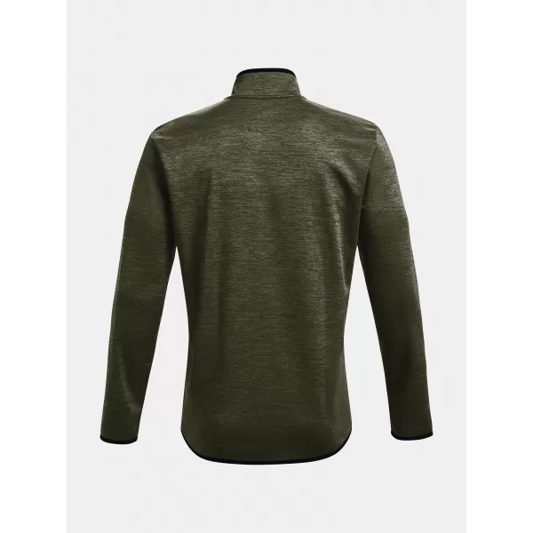  Muški sweatshirt UNDER ARMOUR UA ARMOUR FLEECE 1/2 ZIP ZELENA 