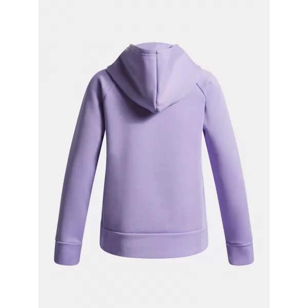  Majica za djevojčice UNDER ARMOUR UA RIVAL FLC SHIMMER HDY 6004118-538 LJUBIČASTA 
