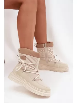 Ženske zimske čizme LEE COOPER LCJ-25-44-3931 BEŽ