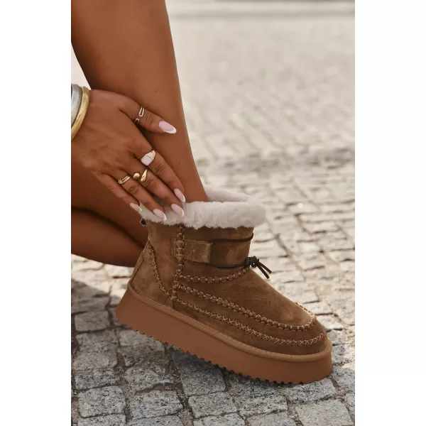  Ženske cipele BIG STAR SS274373 BROWN/BEIGE Big Star Shoes 