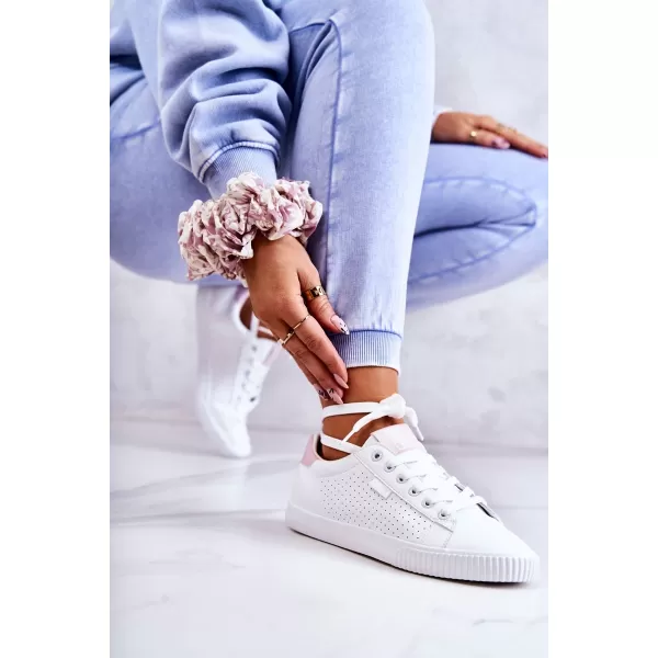  Ženske tenisice BIG STAR HH274073 WHITE/PINK Big Star Shoes 