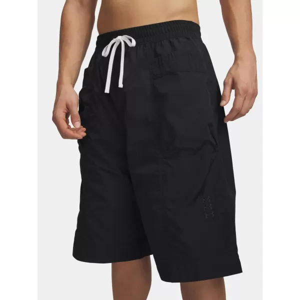  Muške kratke hlače UNDER ARMOUR UA HOOPS WOVEN SHORT 6011096-001 CRNA 