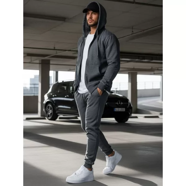  Muški sweatshirt DSTREET BX2196 TAMNOSIVA 