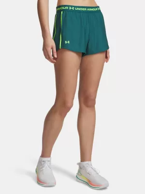 Ženske kratke hlače UNDER ARMOUR TECH PLAY UP SHORTS 1389882-338 ZELENA