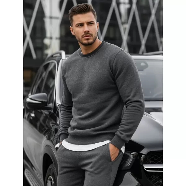  Muški sweatshirt DSTREET BX2405 TAMNOSIVA 