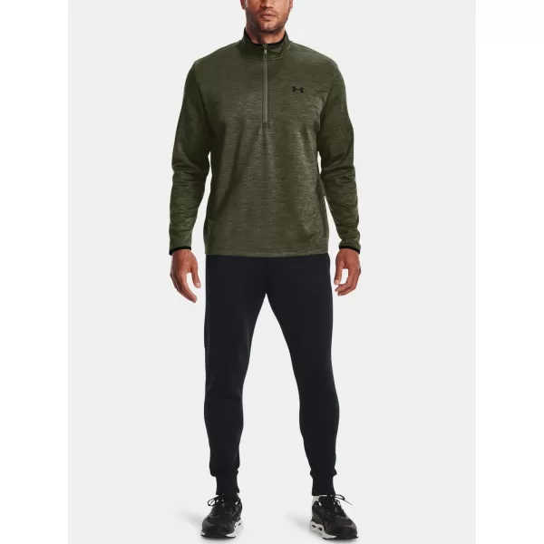  Muški sweatshirt UNDER ARMOUR UA ARMOUR FLEECE 1/2 ZIP ZELENA 