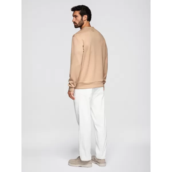  Muški sweatshirt OMBRE OM-SNBC-0199 BEŽ 
