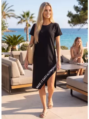 Haljina ALTISPORT HERIA CRNA