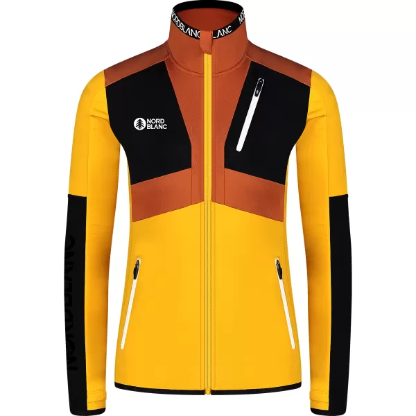  Ženska powerfleece majica NORDBLANC RIVA NBWFL8289 JANTAR 