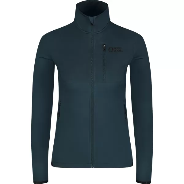  Ženska powerfleece majica NORDBLANC SEDGE NBWFL8291 PLAVOZELENA 