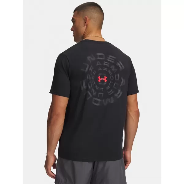  Muška majica kratkih rukava UNDER ARMOUR M BLUR WM SS 6009248-001 CRNA 