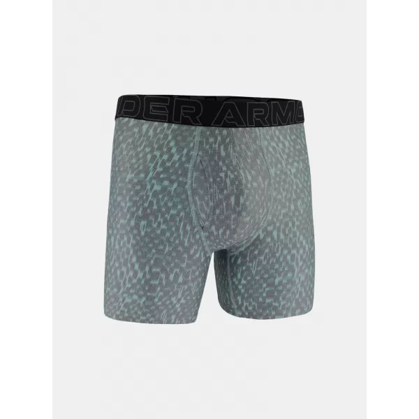  Muške bokserice UNDER ARMOUR UA PERFORMANCE TECH - PRINT 6IN - 1PK 1383875-477 PLAVA 