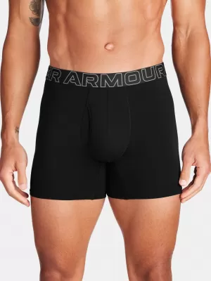 Muške bokserice UNDER ARMOUR M PERF COTTON 6IN (3KS) 1383889-001 CRNA