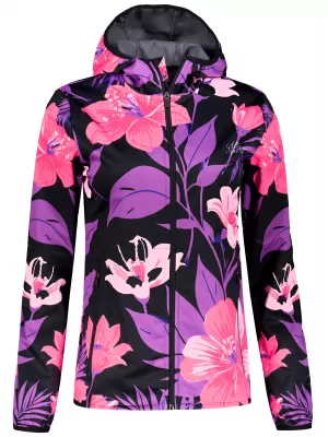 Ženska vrhunska softshell jakna ALTISPORT VOJ/ALW115JACK01 LJUBIČASTA/CRNA