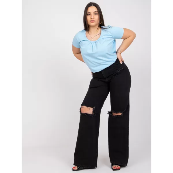  Ženska majica kratkih rukava BASIC FEEL GOOD RV-TS-6320.85P SVIJETLOPLAVA 