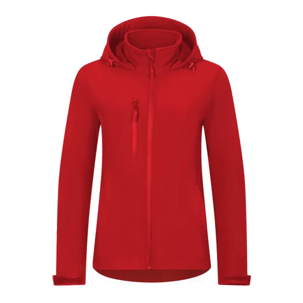  Ženska softshell jakna ALTISPORT NoPrint NP/ALW945 CRVENA 