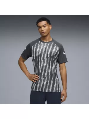 Funkcionalna muška majica PUMA INDIVIDUALLIGA GRAPH JERSEY 660578_02 MINERAL KOBALT/PARNO SIVA