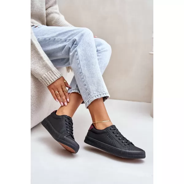  Ženske tenisice BIG STAR OO274A462 BLACK Big Star Shoes 