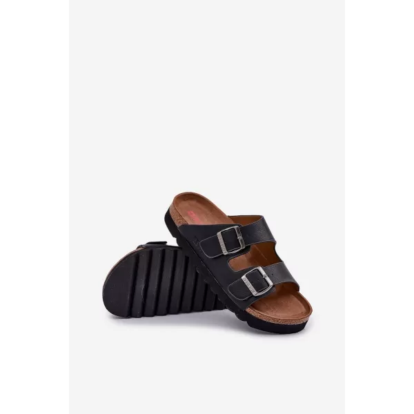  Muške papuče BIG STAR NN174531 BLACK Big Star Shoes 