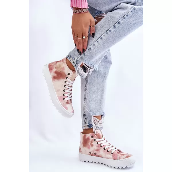  Ženske tenisice BIG STAR LL274048 BEIGE/NUDE Big Star Shoes 