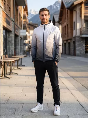 Muška vrhunska softshell jakna ALTISPORT VOJ/ALM126JACK01 CRNO-BIJELO