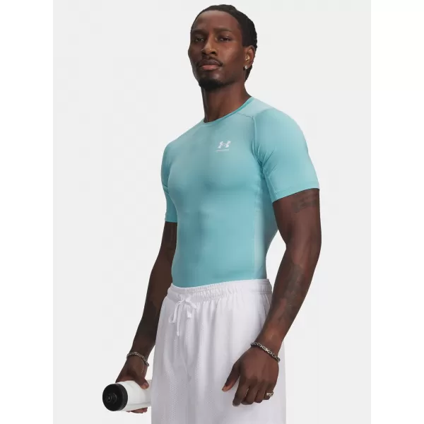  Muška majica kratkih rukava UNDER ARMOUR HG ARMOUR COMP SS 1361518-425 PLAVA 