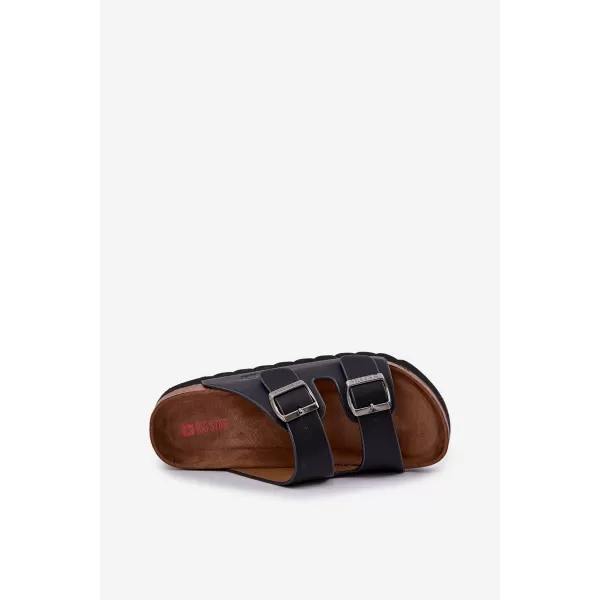  Muške papuče BIG STAR NN174531 BLACK Big Star Shoes 
