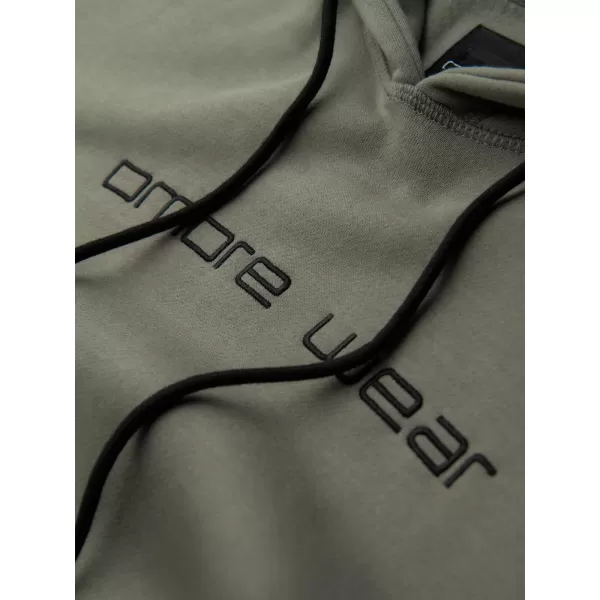  Muški sweatshirt OMBRE OM-SSNZ-0241 KAKI 
