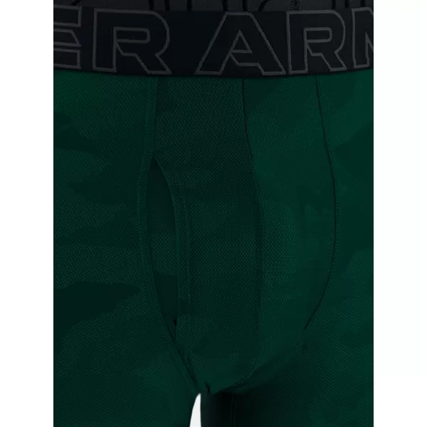  Muške bokserice UNDER ARMOUR UA PERFORMANCE TECH - PRINT 6IN - 1PK 1383875-338 ZELENA 