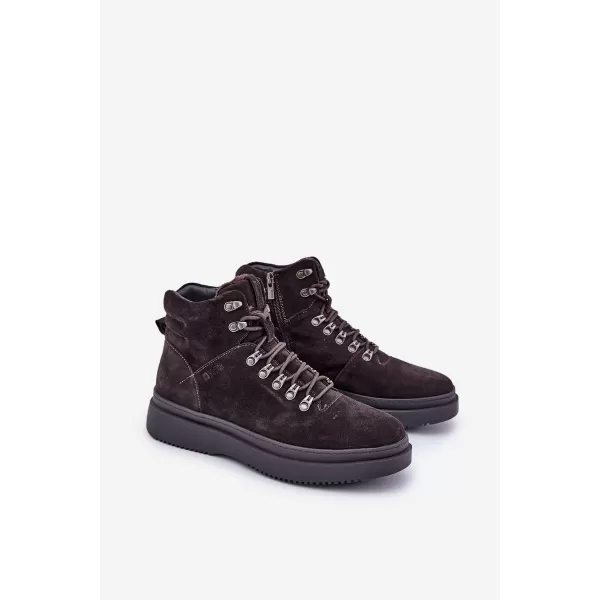  Muške cipele BIG STAR OO174189 SMEĐA/BEŽ Big Star Shoes 