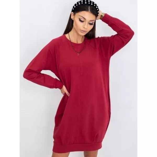  Haljina BASIC FEEL GOOD RV-TU-5184.93P TAMNOCRVENA 