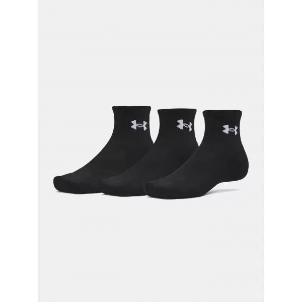  Čarape UNDER ARMOUR PERFORMANCE COTTON 3P QTR 6009686-008 CRNA 