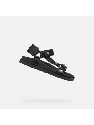 Sandale za djevojčice GEOX SANDAL FOAMMENTERA J65P0D000BCC9999 CRNA