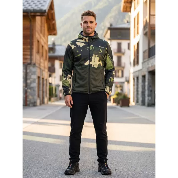  Muška vrhunska softshell jakna ALTISPORT VOJ/ALM125JACK01 MASKA/GRN 