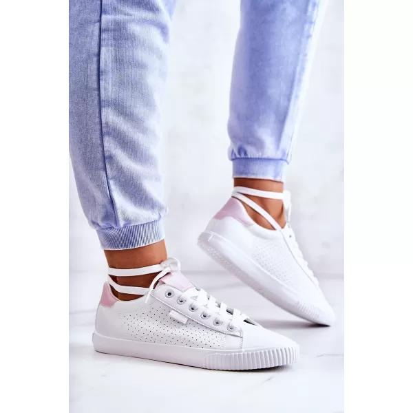  Ženske tenisice BIG STAR HH274073 WHITE/PINK Big Star Shoes 