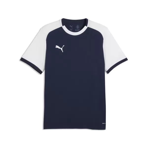  Funkcionalna muška majica PUMA TEAMLIGA26 MATCHDAY JERSEY 706544_06 PUMA TAMNOPLAVA/PUMA BIJELA 