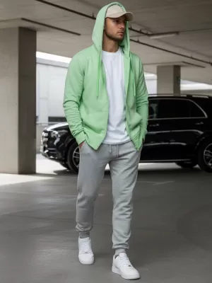 Muški sweatshirt DSTREET BX5230 SVIJETLO ZELENA