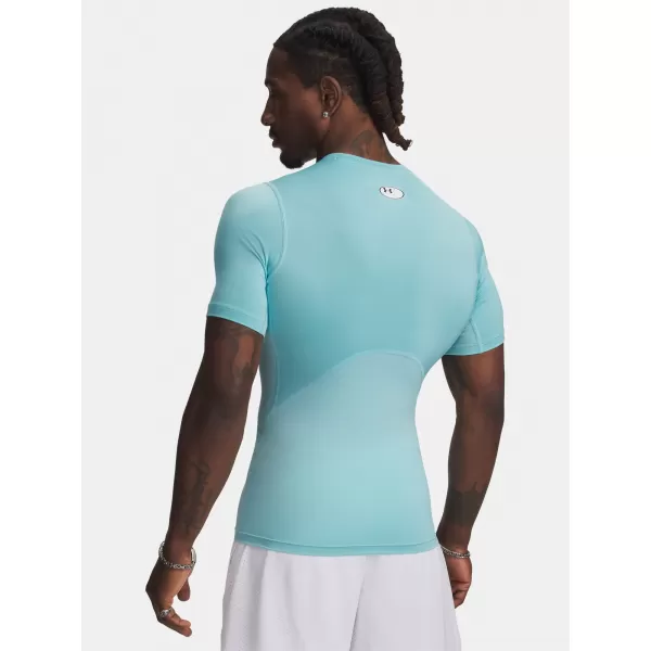  Muška majica kratkih rukava UNDER ARMOUR HG ARMOUR COMP SS 1361518-425 PLAVA 
