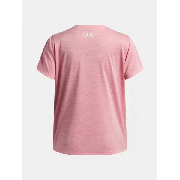  Majica za djevojčice UNDER ARMOUR TECH TWIST WDMK LOGO SS 6007134-600 RUŽIČASTA 