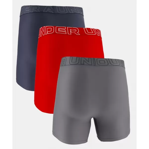  Muške kratke hlače UNDER ARMOUR PERFORMANCE TECH-SOLID 6IN-3PK 1383878-044 ČERNÁ PLAVA 