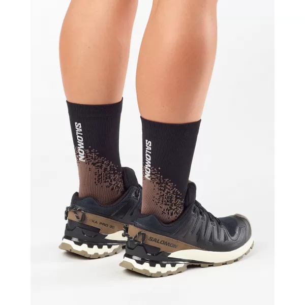  Muške cipele SALOMON XA PRO 3D V9 GTX LIFELONG M L47963800 CRNA/KOJOT SMEĐA/LED OD VANILIJE 
