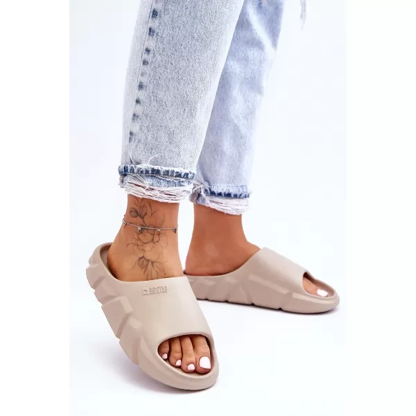  Ženske papuče BIG STAR LL274593 BEŽ Big Star Shoes 