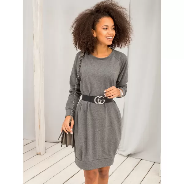  Haljina BASIC FEEL GOOD RV-TU-5184.93P TAMNOSIVA 