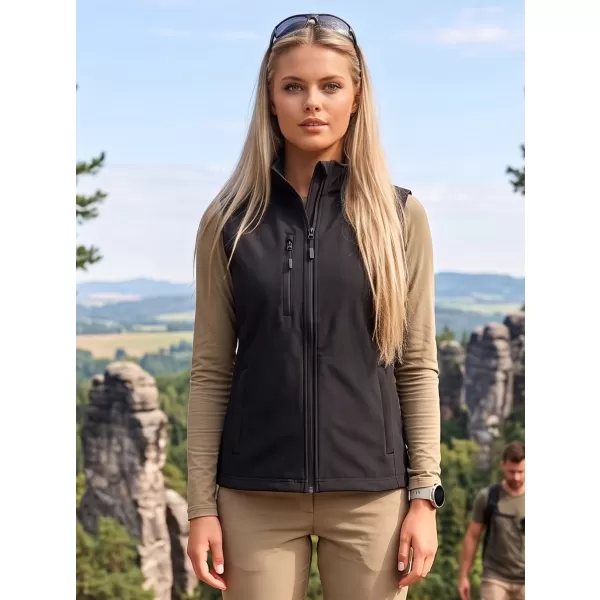  Ženski softshell prsluk ALTISPORT NoPrint NP/ALW965 CRNA 