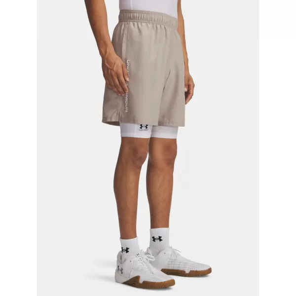  Muške kratke hlače UNDER ARMOUR UA TECH WOVEN WORDMARK SHORT 1383356-203 SMEĐA 