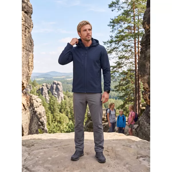  Muška softshell jakna ALTISPORT NoPrint NP/ALM845 TAMNOPLAVA 