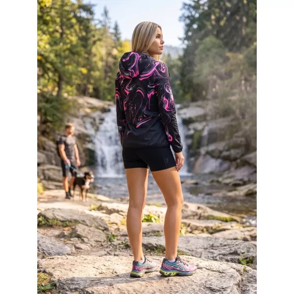  Ženska vrhunska softshell jakna ALTISPORT VOJ/ALW064JACK01 CRNO RUŽIČASTA 