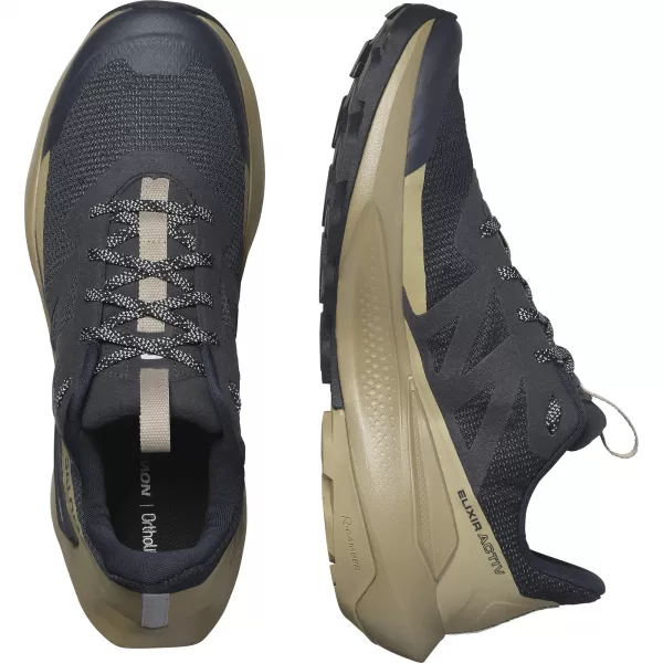  Muške cipele SALOMON ELIXIR ACTIV L47455300 KARBON/ZELENA ŠKRILJEVCA/SIVA LEDENJAKA 