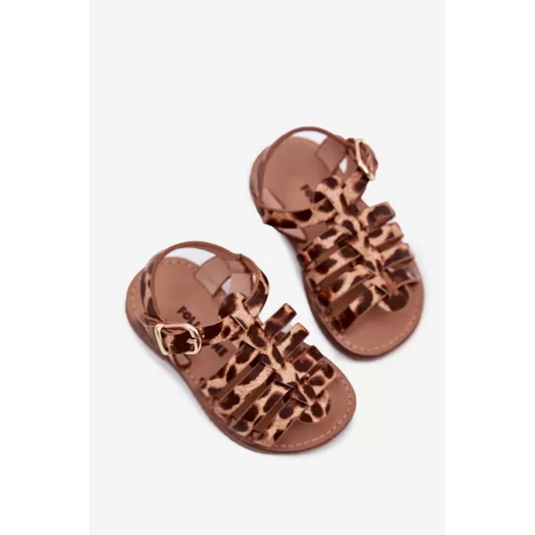  Dječje sandale BOTO MARIANA 38044 LEOPARD 