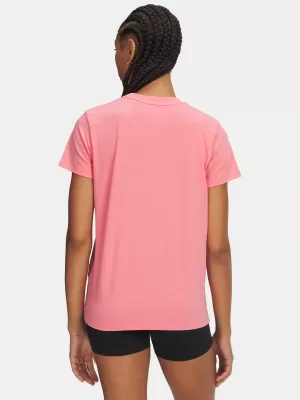Ženska majica kratkih rukava UNDER ARMOUR UA RIVAL CORE SS 1383648-601 RUŽIČASTA